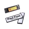 Durable CLIP-CARD - Placa de identificación - para 17 x 67 mm - imán - negro (pack de 25)