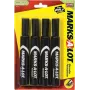 Rotulador permanente Avery 07903 negro 4 unidades