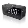 Radio despertador Muse M-192 CR — reloj digital, sintonizador FM, pantalla LED de 1,8