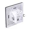 Fibaro FGWU-021-8 Toma de corriente 2x USB negra