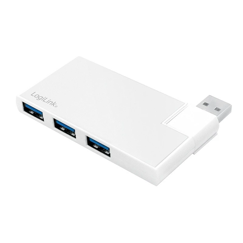 Hub USB 3.0 de 4 puertos, plateado