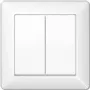 JUNG AS 590-5 WW. Control: botones, Color del producto: Blanco, Material de la carcasa: Duroplast (AS590-5WW)