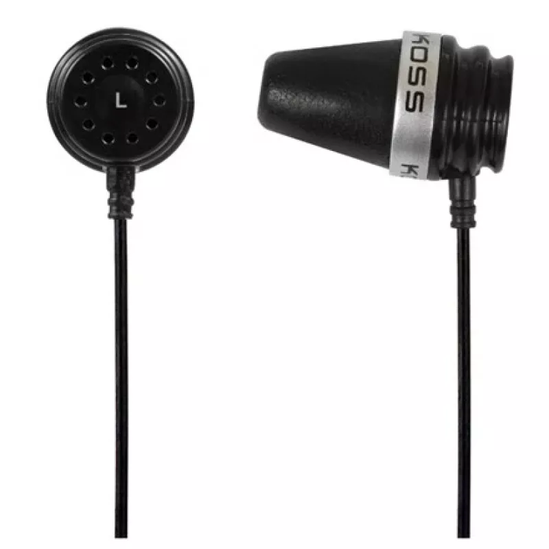 Koss Auriculares In-Ear, con cable, In-Ear, Música, Negro