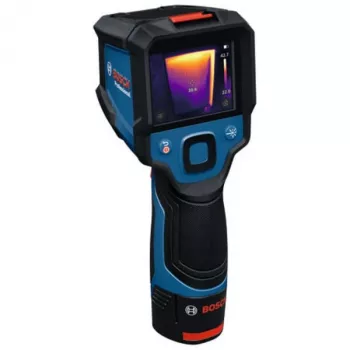Cámara termográfica a batería GTC 12V-450-13 Professional, termodetector azul/negro, sin batería ni cargador, en maletín