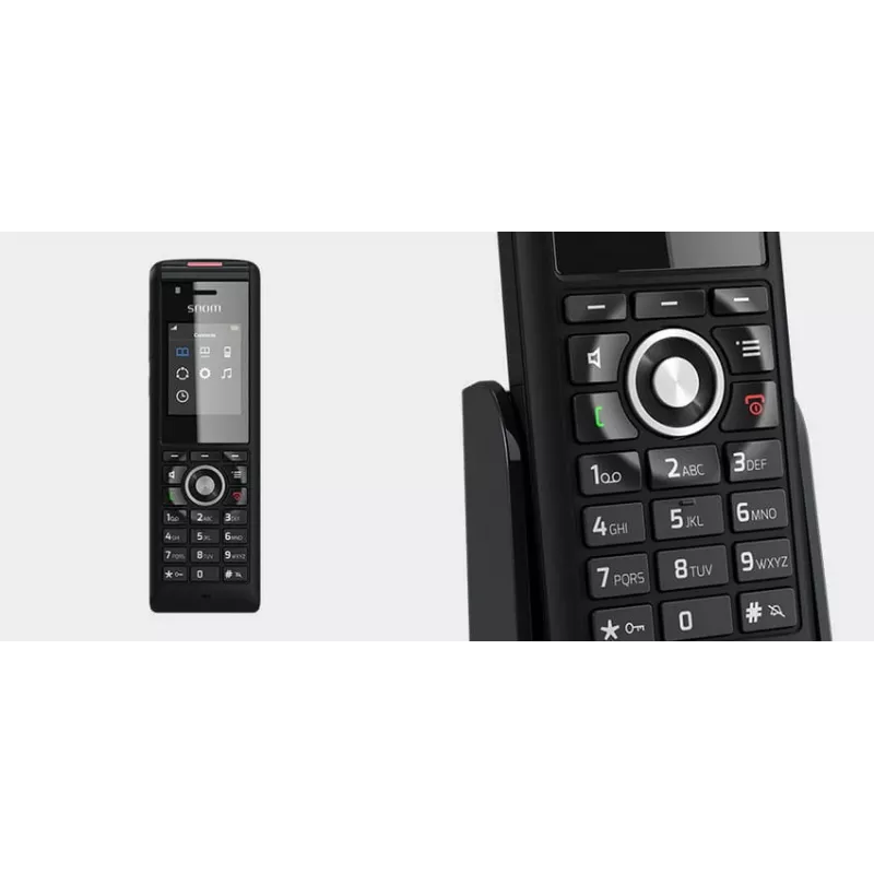 Teléfono inalámbrico Snom M85 identificación de llamadas Negro