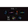 Mando USB con cable MANTA SNL63MT Neon Lights — mando para PC con conexión USB