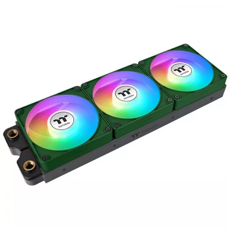 Ventilador Thermaltake CT140 EX Reverse ARGB Sync 14 cm Racing Green 3 unidades