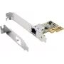 Exsys tarjeta Ethernet PCI-EXPRESS 1 puerto incl. pletina Low Profile chipset Realtek - tarjeta de red - PCI-Express