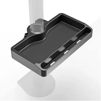 Estante ONKRON A35, plástico ABS negro, 190×105 mm, 160 g