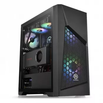 Caja de PC Thermaltake Commander G32 TG ARGB semitorre negra