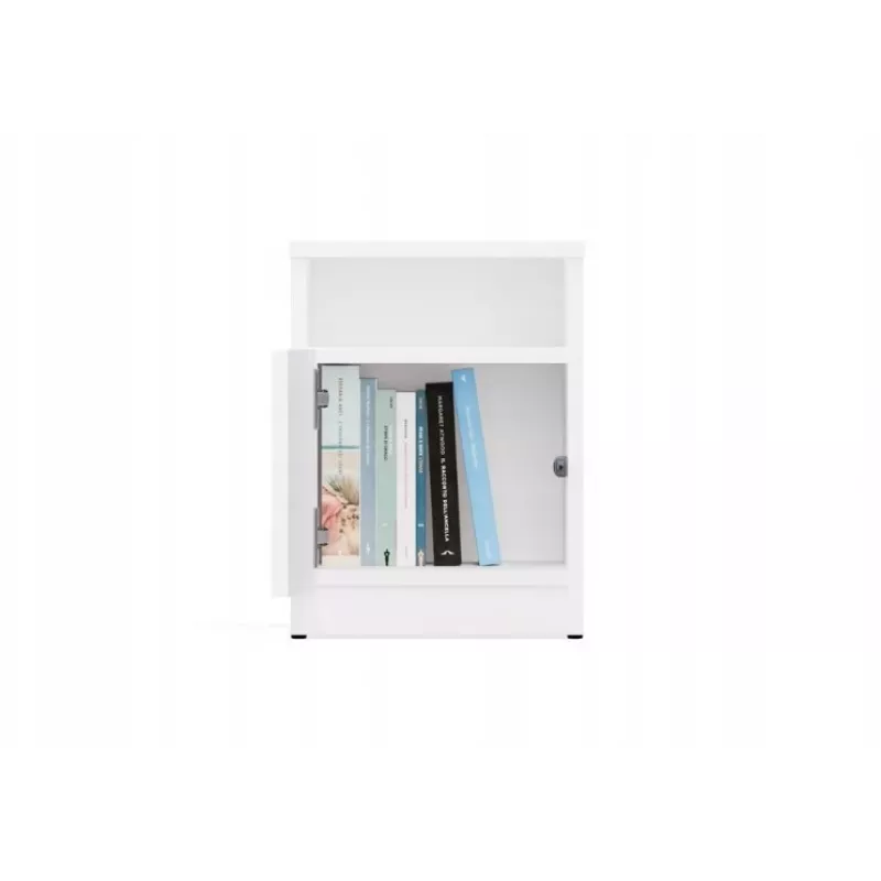 Mesita de noche GALAX 30/1D blanco
