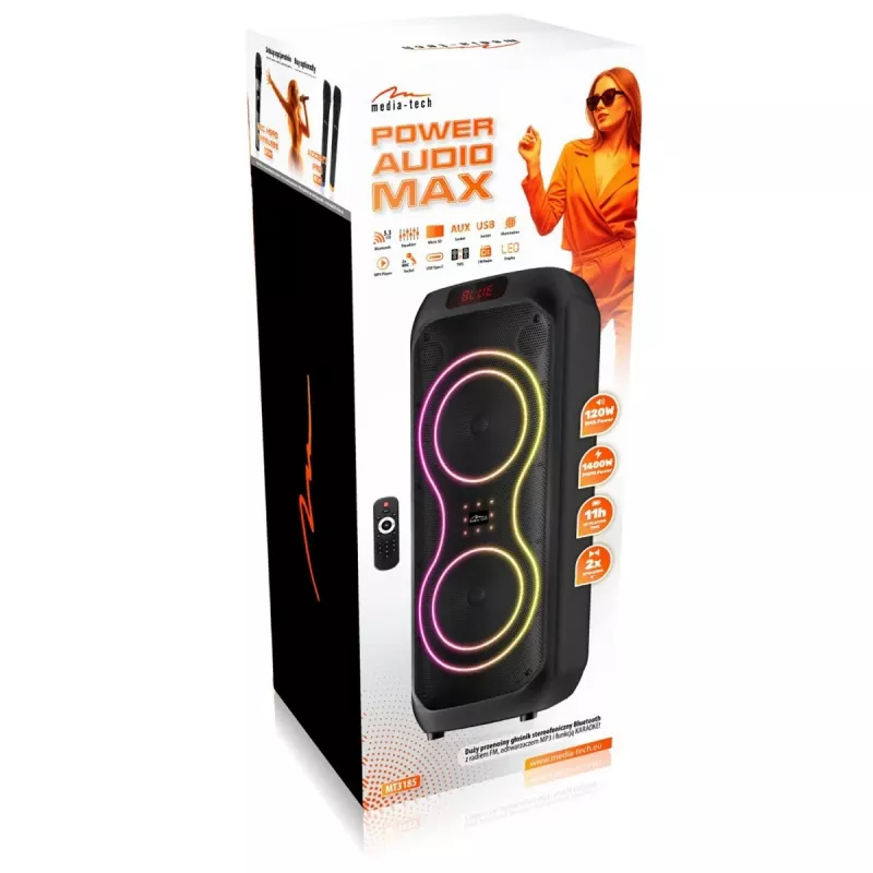 Altavoz portátil grande Power Audio MAX MT3185