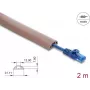 Canaleta para cables DELOCK 20763 PVC marrón 1 ud.