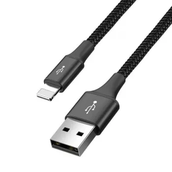 Cable USB Baseus Fast 4en1 2xUSB-C / Lightning / Micro 3.5A 1.2m (negro)