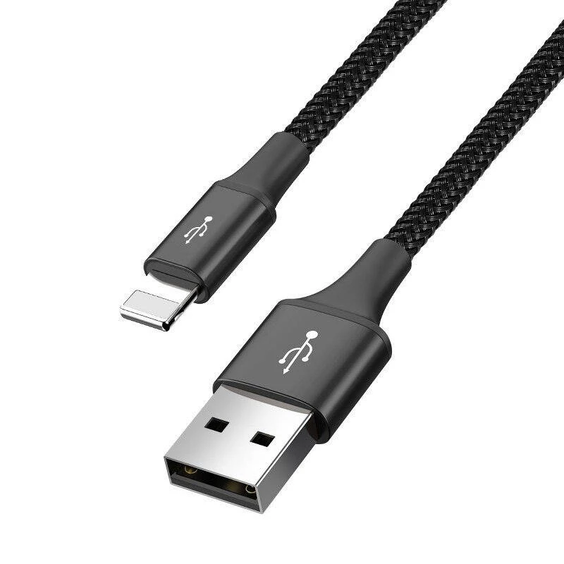Cable USB Baseus Fast 4en1 2xUSB-C / Lightning / Micro 3.5A 1.2m (negro)