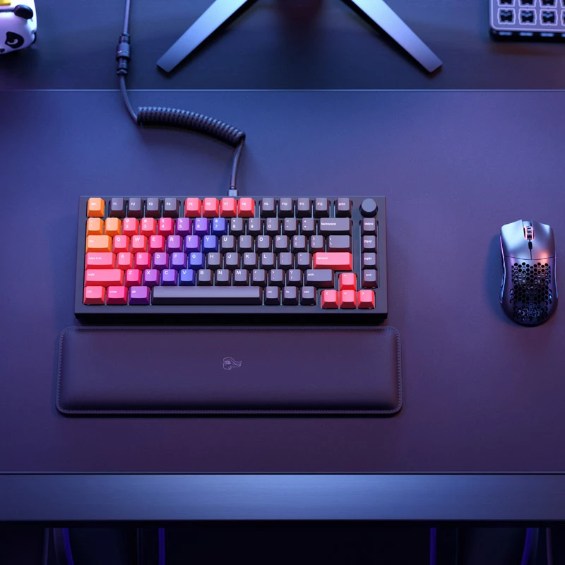 Glorious GPBT Keycaps - 114 teclas PBT, ANSI, distribución US - Celestial Fire (GLO-KC-GPBT-CF)