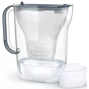 Jarra filtrante BRITA Style Essential grafito con 4 filtros MAXTRA Pro, depósito de 2,4 L, 1,4 L filtrados