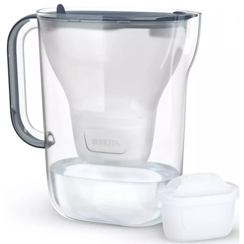 Jarra filtrante BRITA Style Essential grafito con 4 filtros MAXTRA Pro, depósito de 2,4 L, 1,4 L filtrados