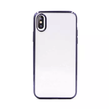Funda protectora blanda Devia de TPU para iPhone XS Max — negro