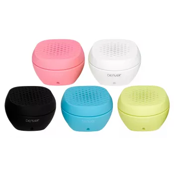 Altavoz portátil Denver BTS-22C, Negro
