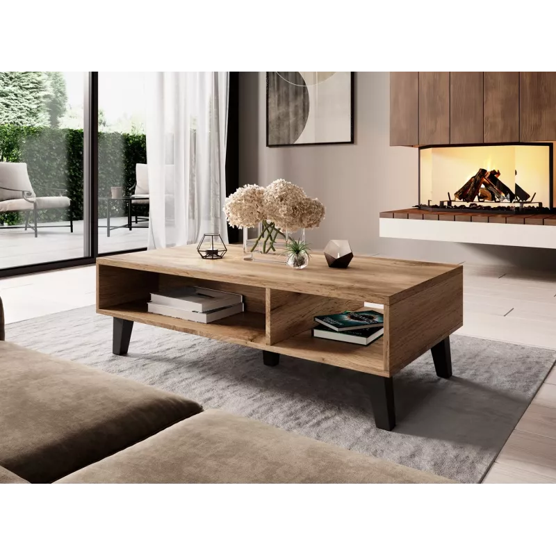 Mesa de centro Cama NORD 110 cm roble wotan/antracita