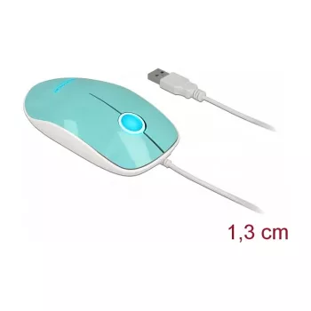 Ratón DeLOCK 12538 USB Type-A óptico ambidiestro