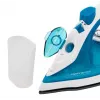 Plancha de vapor Esperanza EHI002 Slider, 2200 W, suela cerámica, vapor vertical, blanca/azul