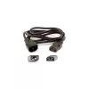Cable de alimentación Eaton 1010081 negro 1,7 m conector hembra C14 conector macho tipo F