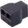 ShiverPeaks BS71225 conector de cable telefónico, conector hembra RJ-11 (6P4C) a 2x conector hembra RJ-11