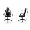 Silla gaming HUZARO FORCE 2.5 WHITE MESH