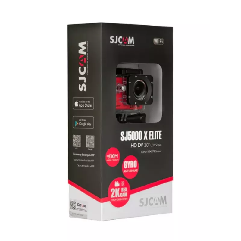 Cámara deportiva de acción SJCAM SJ5000X 12 MP Full HD Wi-Fi 60 fps