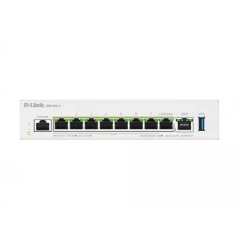Router empresarial PoE D-Link DBR-600-P/B, Ethernet WAN, 2,5 Gigabit Ethernet, blanco