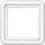 Tapa para interruptor y enchufe de montaje en pared JUNG CD 581 WU WW, blanco, IP44