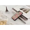 Funda protectora iKins para iPhone XS Max — patrón de rombos, negra