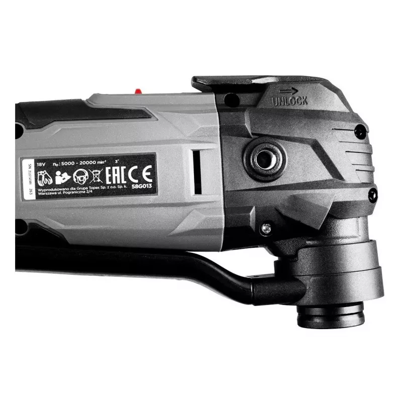 Multitool GRAPHITE Energy+ 18V 58G013 — herramienta multifunción oscilante a batería, 18 V a batería