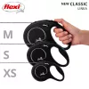 Flexi New CLASSIC 5 m negro Correa retráctil para perros