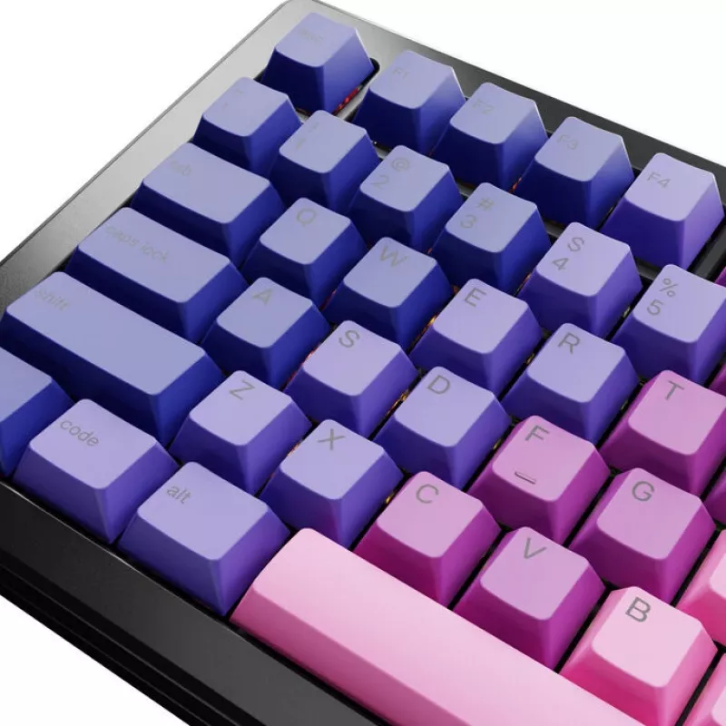 Keycaps GLORIOUS GPBT Gradient Nebula ANSI Layout PBT Dye-Sub Set de teclas