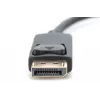 Adaptador DIGITUS, conector macho DisplayPort - conector hembra HDMI A, DisplayPort estándar 1.1a, certificado UL20276, AWG28 (DB-340400-001-S)