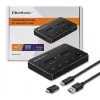 Qoltec 50310 Base de acoplamiento 2x SSD M.2 SATA NGFF USB Type-C