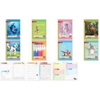 Cuaderno ROTH Orcas Klipp & Klar rayado A5, 96 hojas