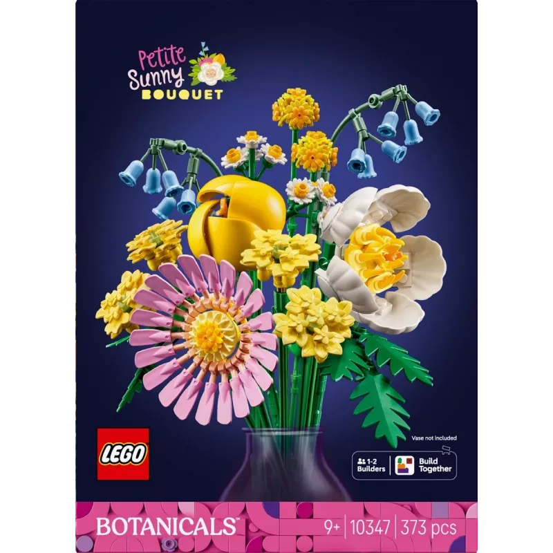 LEGO ICONS 10347 The Botanical Collection - Pequeño ramo de flores soleado