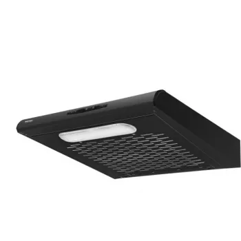 Campana extractora de encastre MPM MPM-61-PX-73, acero inoxidable negro, 600×190×560 mm, 175 m³/h, filtro de carbón activo