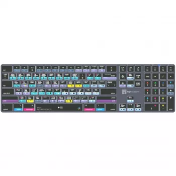 Teclado Logickeyboard LKB-RESB-TM-UK Office Bluetooth QWERTY gris titanio