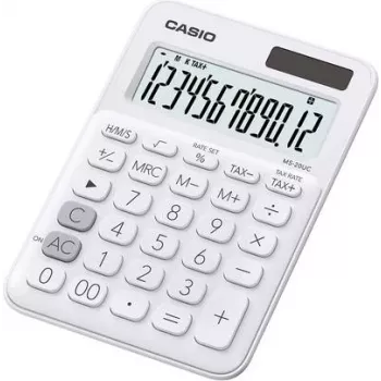 Calculadora básica Casio MS-20UC-WE sobremesa 12 dígitos Blanco
