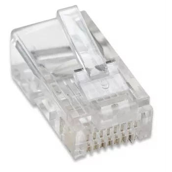 Intellinet 502375 Conector de cable RJ-45 transparente