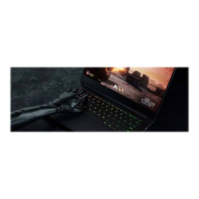 Portátil Razer Blade 14 — 14 inch QHD+ 120 Hz OLED, AMD R9-365, 32 GB RAM, 1 TB SSD, NVIDIA GeForce RTX 5070, teclado retroiluminado inglés, 2 años de garantía