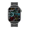 Smartwatch Colmi P80 acero negro con Bluetooth y medidor de frecuencia cardíaca