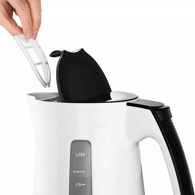 Hervidor eléctrico Melitta Enjoy Aqua 1,7 L 2400 W negro blanco