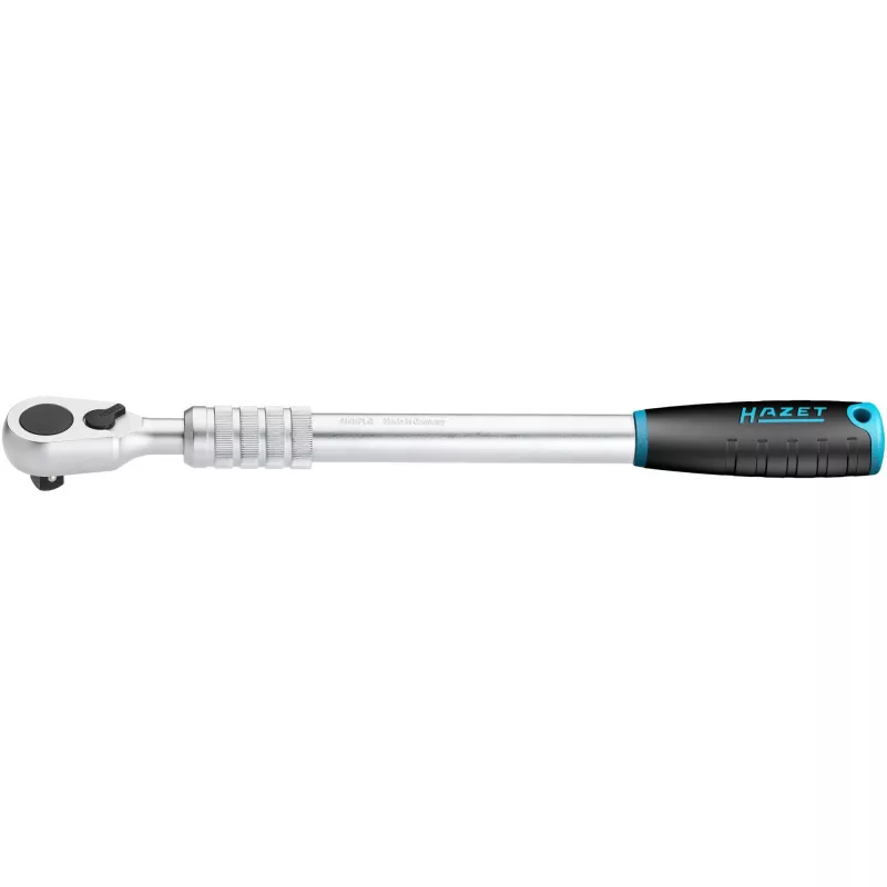 HiPer Carraca reversible de dentado fino 916HPLG, 1/2 (negro/azul, extensible, ángulo de accionamiento 4°, retención de bola)