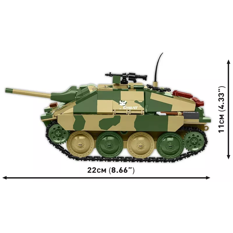 Set de construcción Cobi Blocks Jagdpanzer 38t Brave, 731 piezas